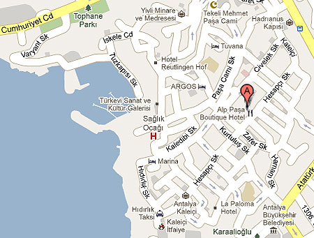 Alp Pasa Hotel Plan